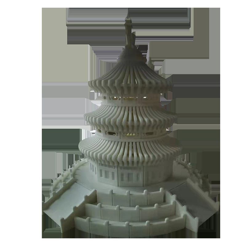 5-axis machined architectural model — SkillsProto